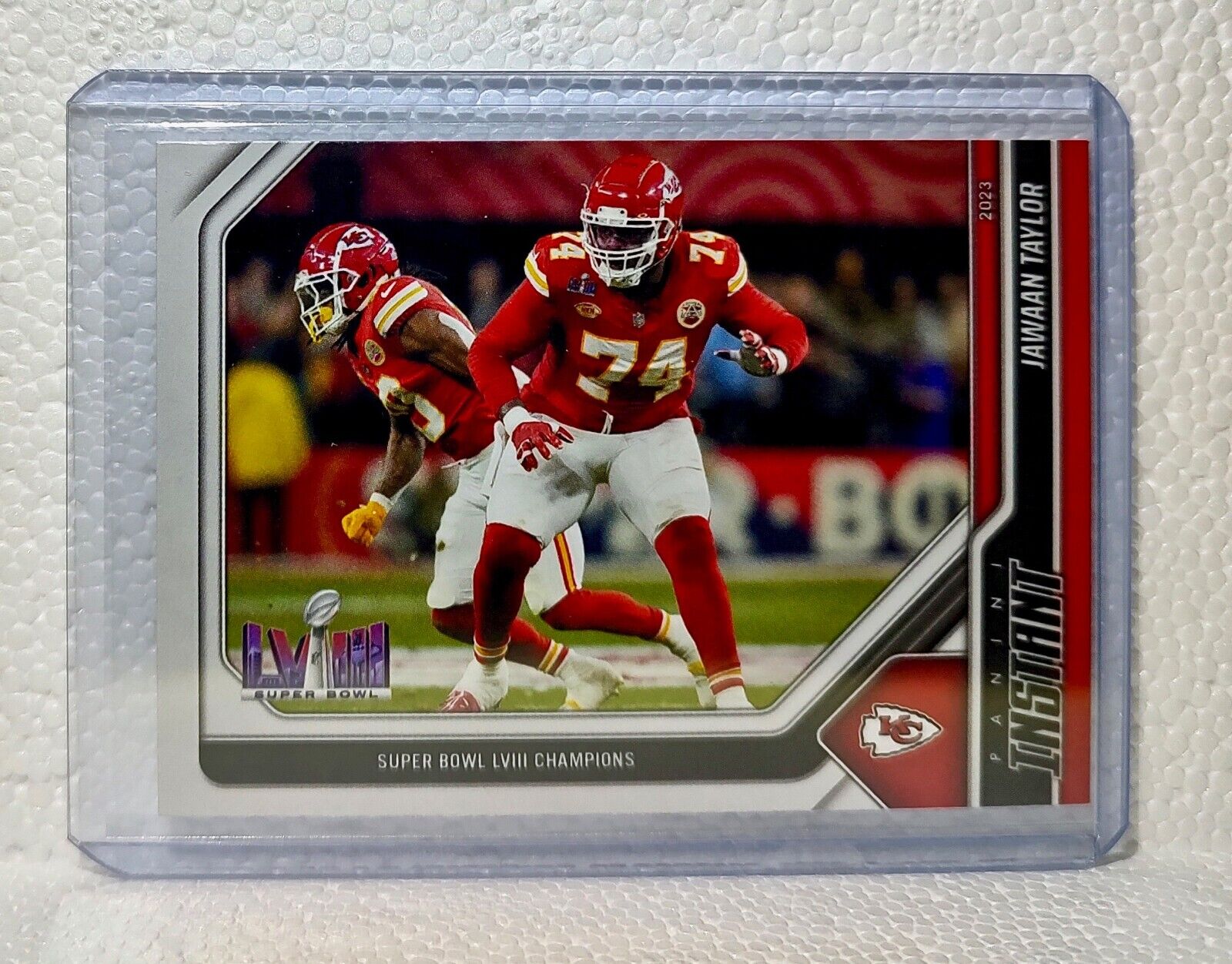 Jawaan Taylor 2023 Panini NFL Superbowl Champions #21 Card Kansas City Chiefs