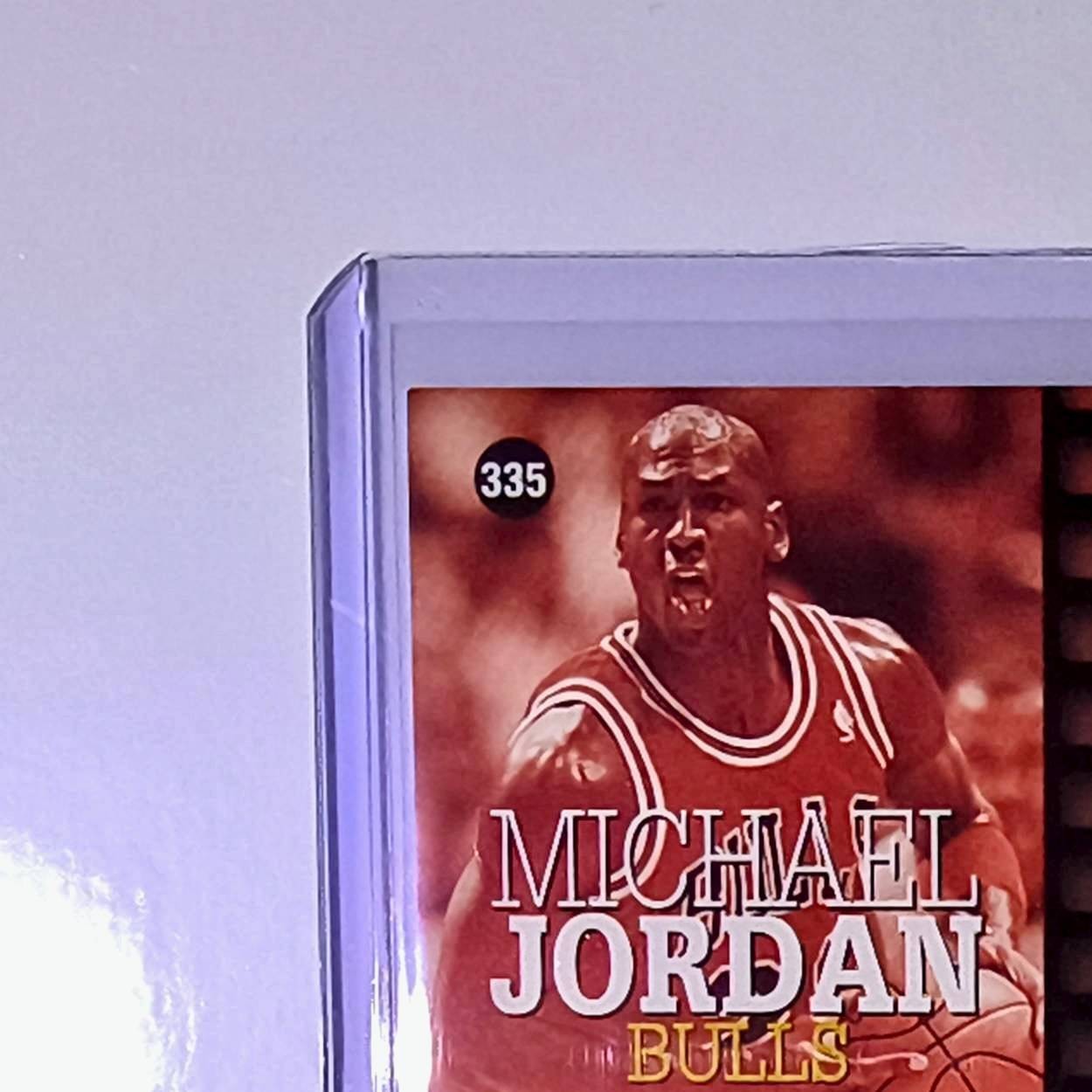 Michael Jordan 1996-97 Hoops Career Best Game #335 Basketball Card Chicago Bulls