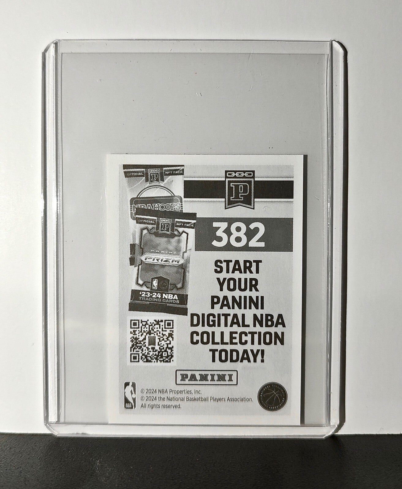 Jaylen Wells Rookie 2024-25 Panini NBA #382 Sticker Card Memphis Grizzlies