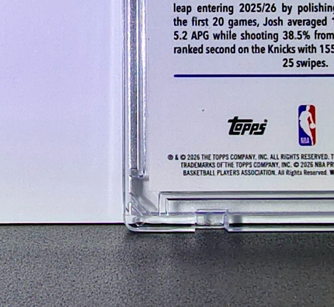 Josh Hart 2025-26 NBA Topps Chrome Update #72 RayWave Refractor Card NY Knicks
