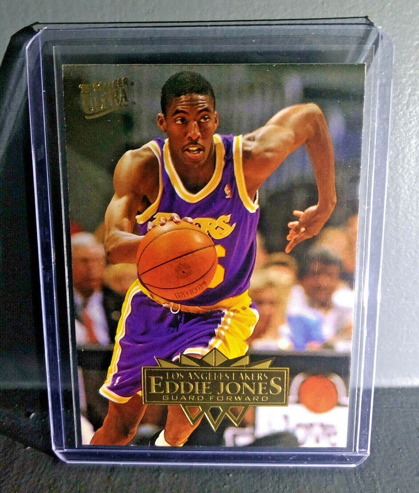 1995-96 Eddie Jones Fleer Ultra #89 Basketball Card