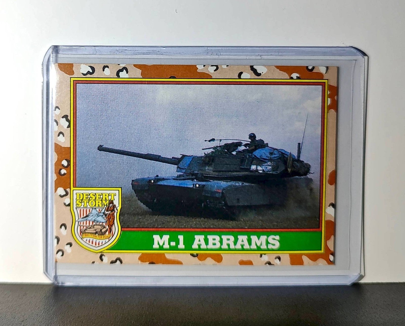 M-1 Abrams Tank 1991 Topps Desert Storm #43 Card