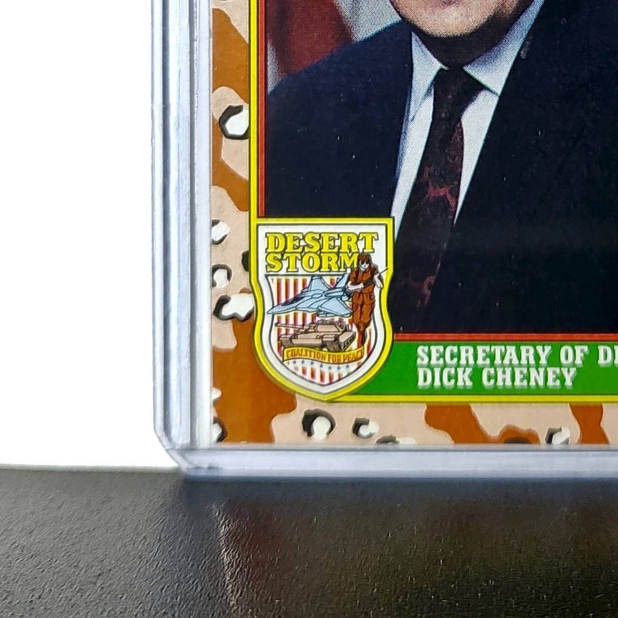 Dick Cheney 1991 Topps Desert Storm #3 Card