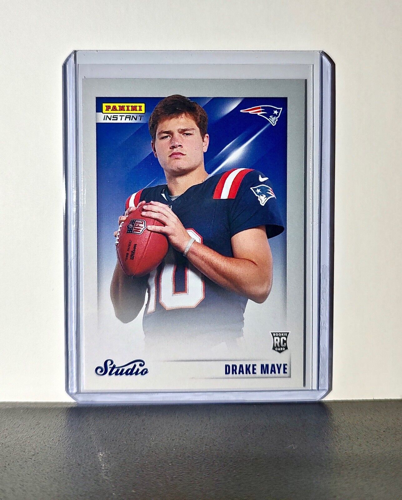 Drake Maye 2024 Panini NFL Studio Rookies #35 Card New England Patriots 1/1672