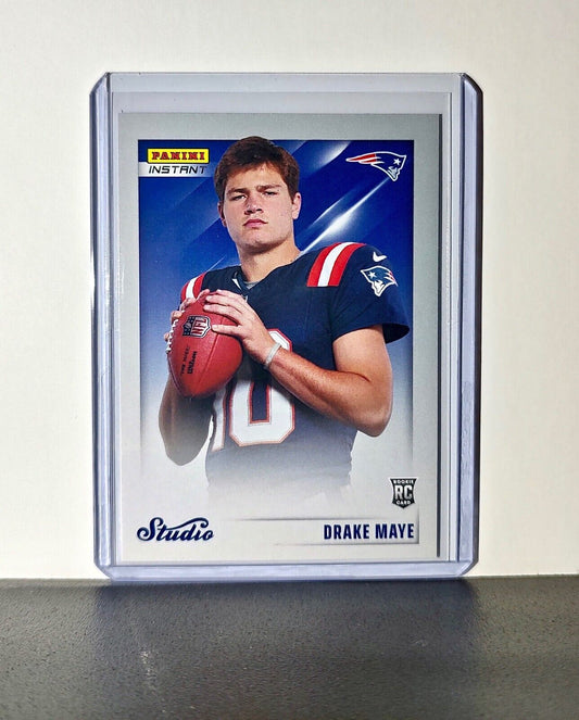 Drake Maye 2024 Panini NFL Studio Rookies #35 Card New England Patriots 1/1672