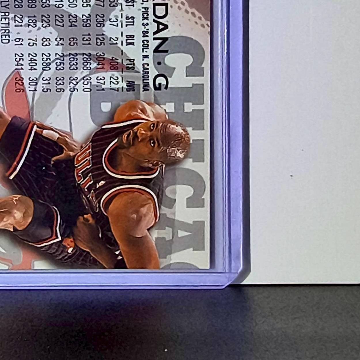 Michael Jordan 1996-97 Fleer #13 Basketball Card Chicago Bulls