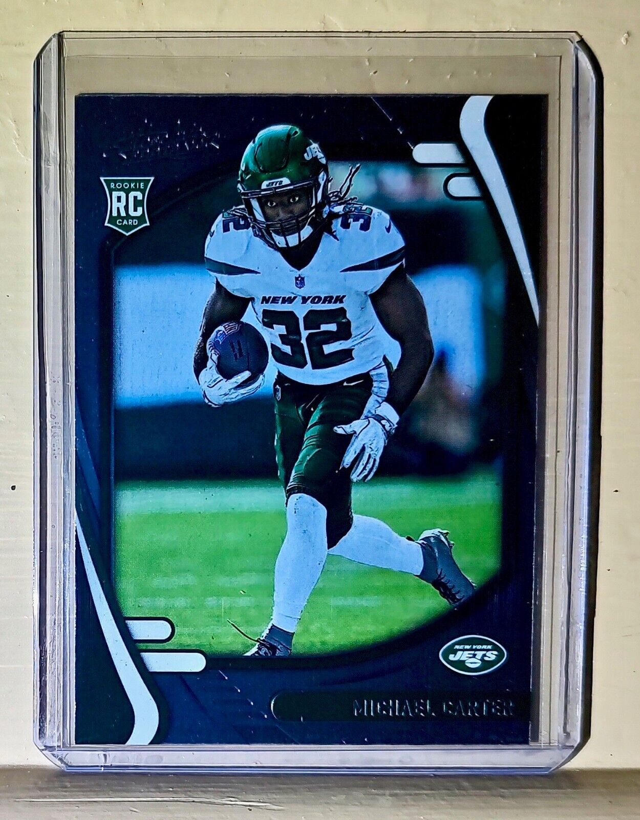 Michael Carter 2021 Panini NFL Absolute Football #129 Rookie Card New York Jets