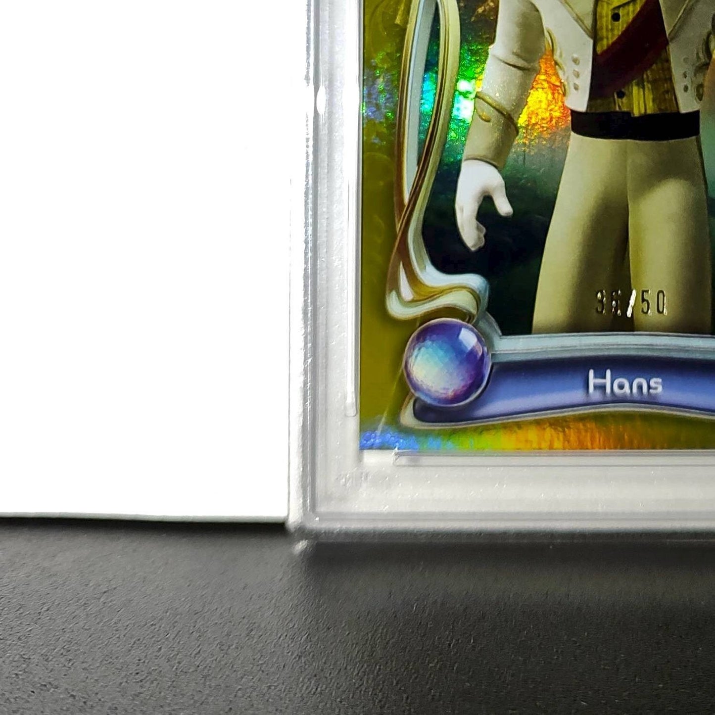 Hans 2025 Topps Disney Wonder #85 Winter Variant Card Frozen PSA 9