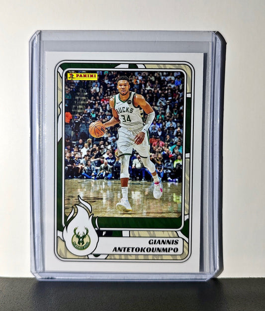Giannis Antetokounmpo 2024-25 Panini NBA #51 Sticker Card Milwaukee Bucks