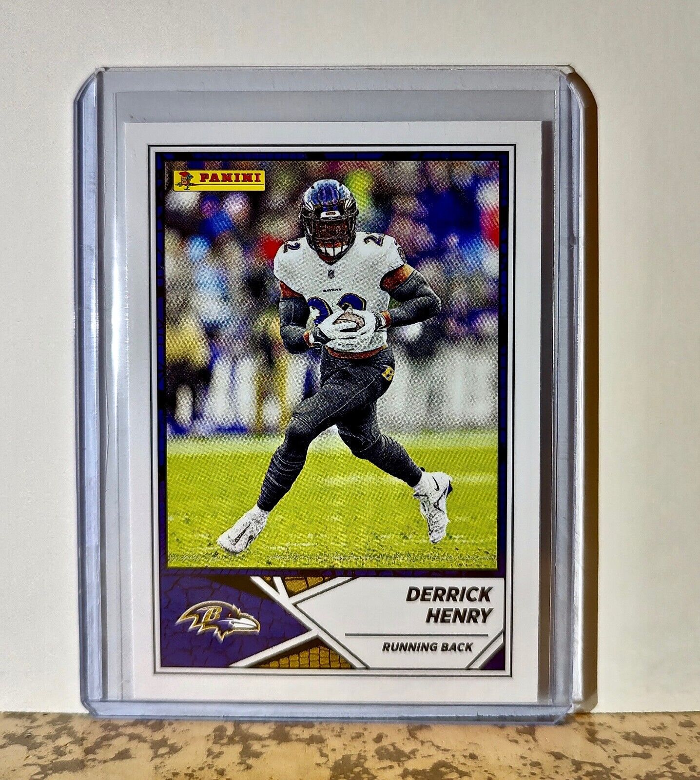 Derrick Henry 2024 Panini NFL #63 Sticker Card Baltimore Ravens