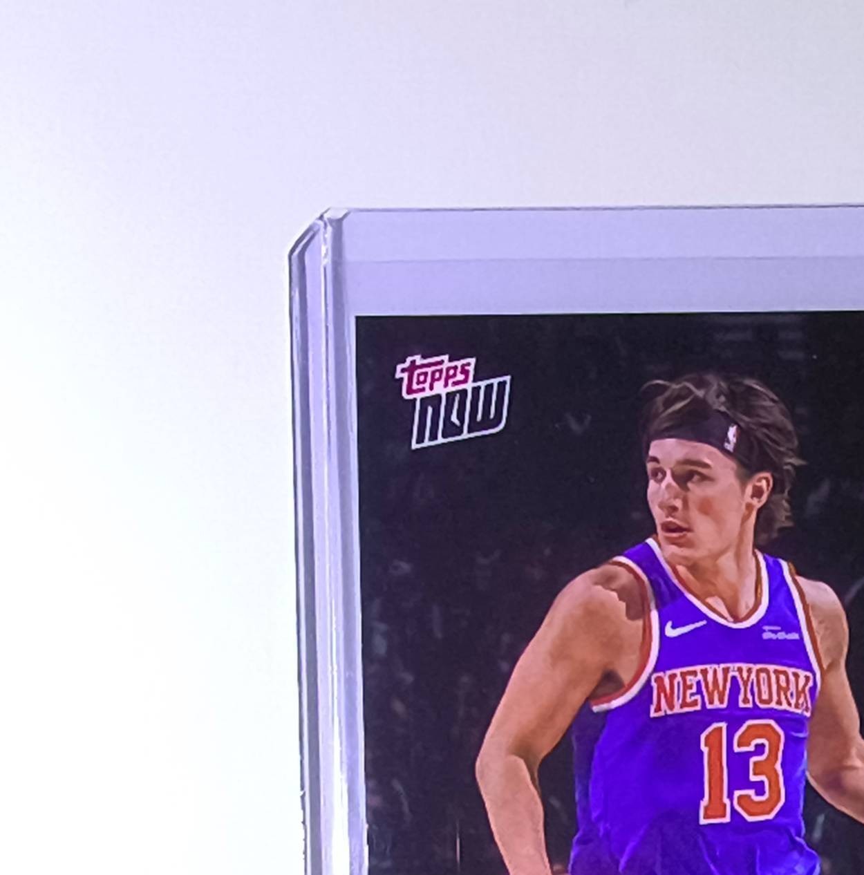 Tyler Kolek 2026 Topps Now NBA Champions #C12 Card New York Knicks