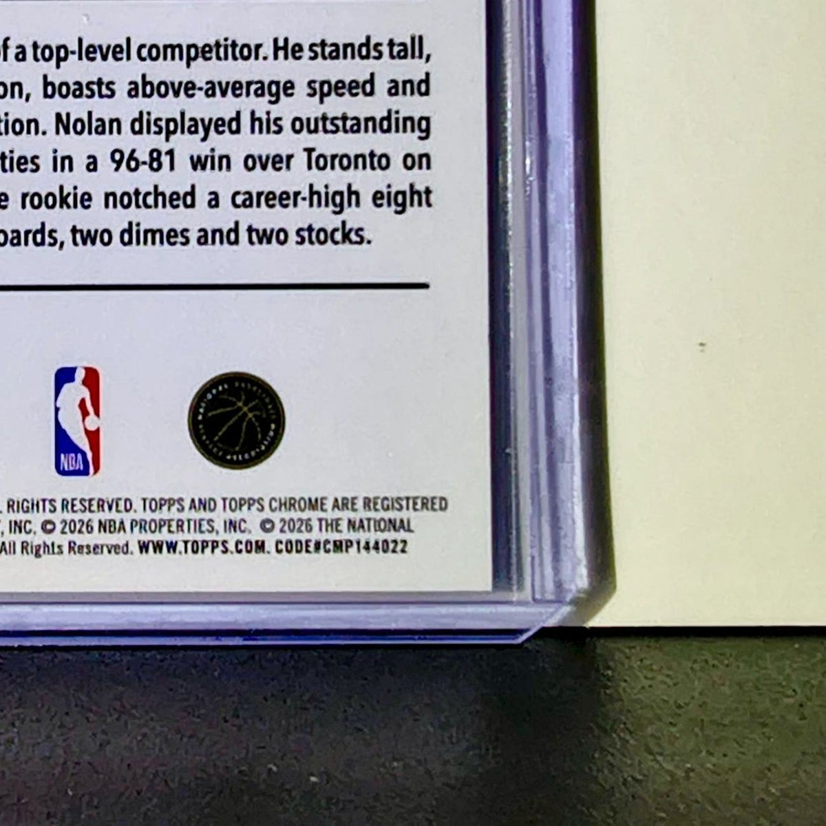 Danny Wolf Rookie 2025-26 NBA Topps Chrome Update #169 Basketball Card Nets