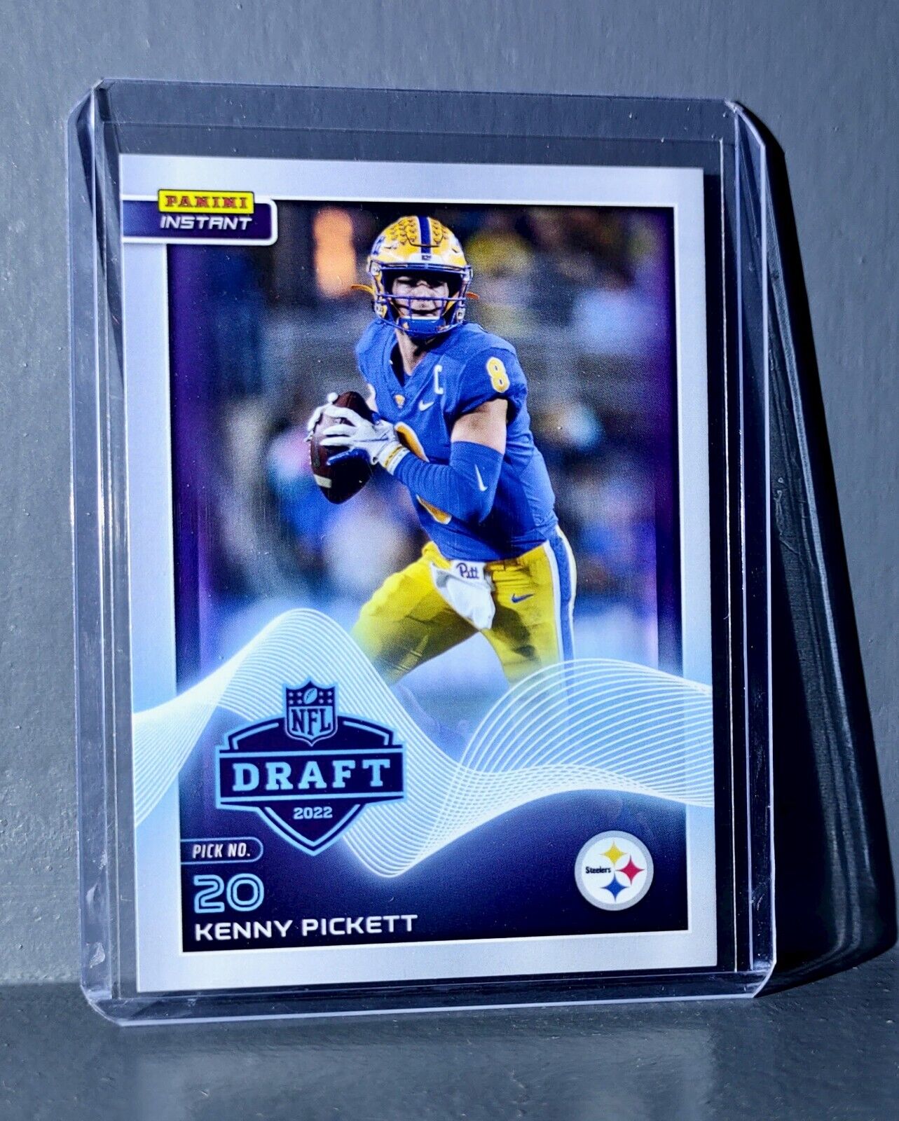 Kenny Pickett 2022 Panini NFL Instant Draft Night #15 Rookie Card 1 of 3171