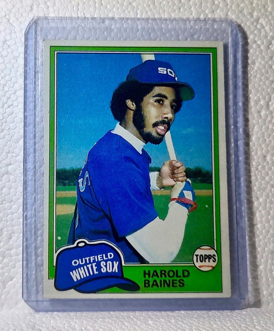 Harold Baines 1981 Fleer MLB #347 Baseball Card Chicago White Sox