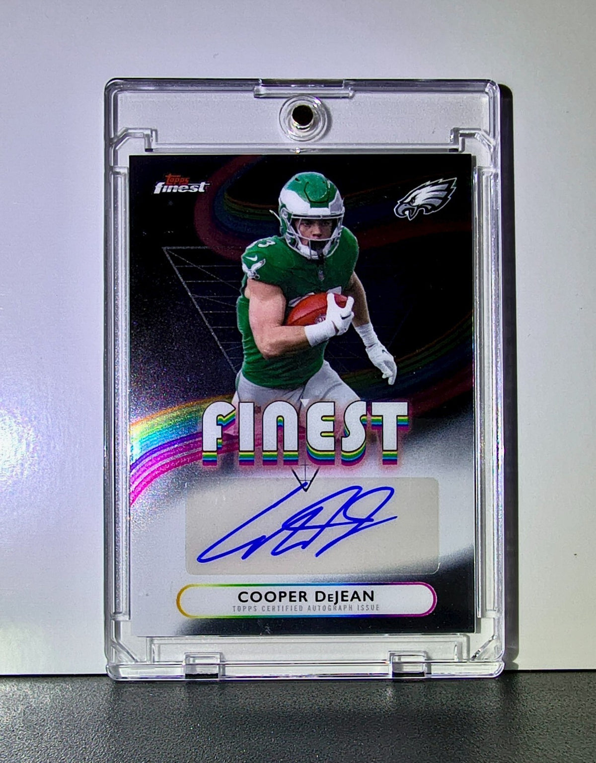 Cooper DeJean 2025 NFL Topps Finest Autograph #FA-CDJ Card Philadelphia Eagles