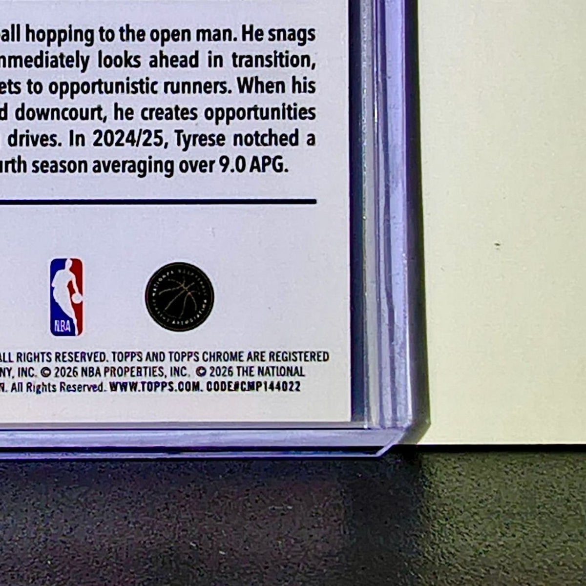 Tyrese Haliburton 2025-26 NBA Topps Chrome Update #18 Basketball Card Pacers