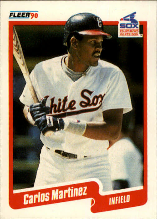 1990 Carlos Martinez Fleer Baseball Card #540