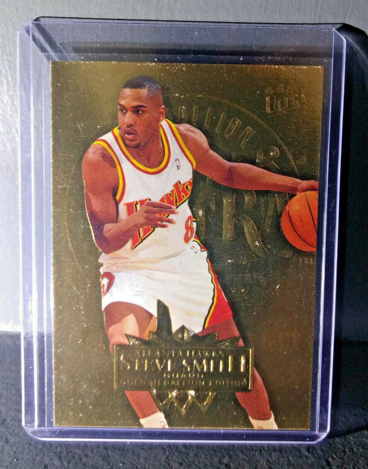 1995-96 Steve Smith Fleer Ultra Gold Medallion #7 Basketball Card