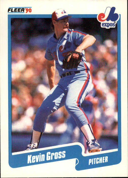 1990 Kevin Gross Fleer Baseball Card #348