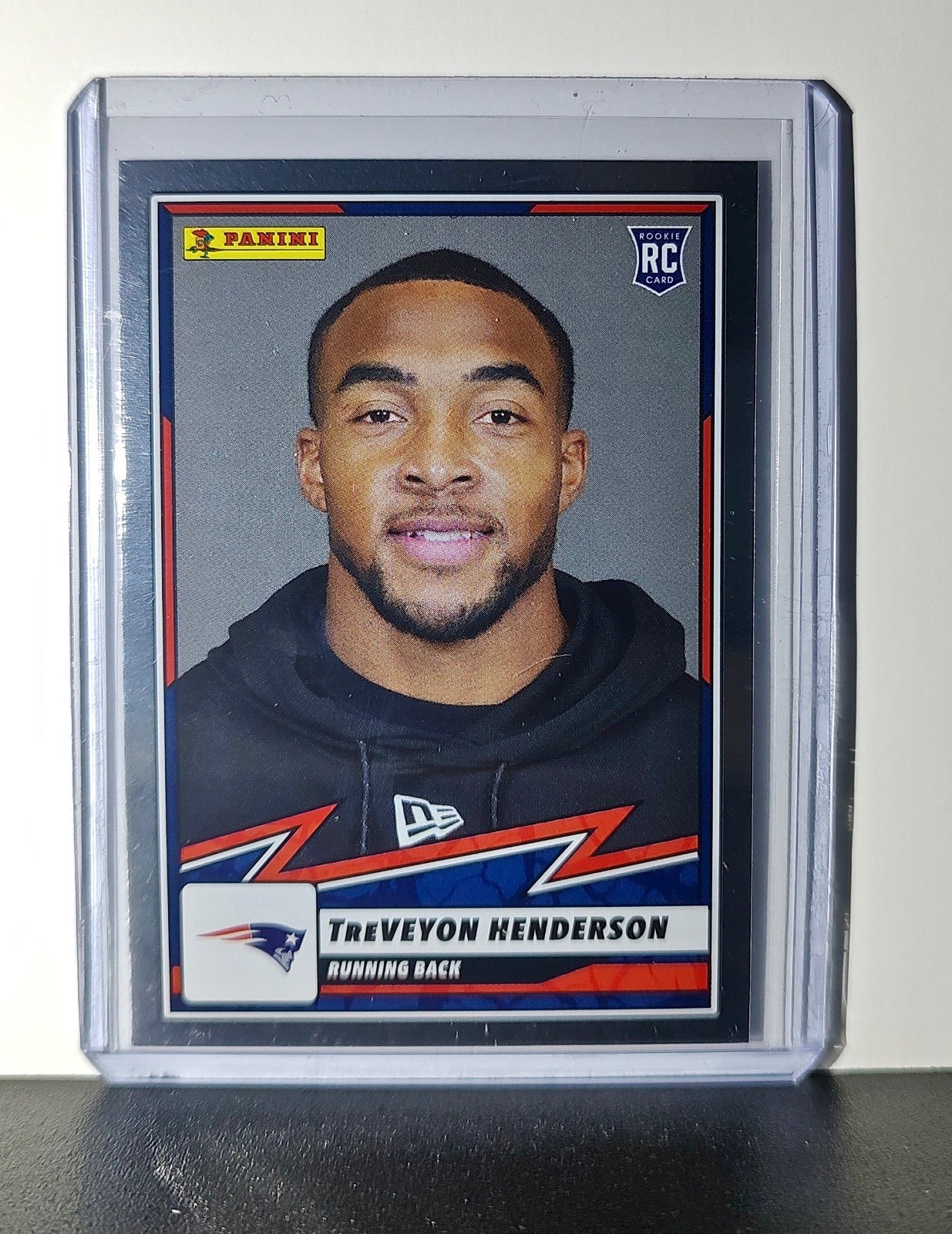 Treveyon Henderson Rookie 2025 Panini NFL #84 Foil Sticker Card Patriots