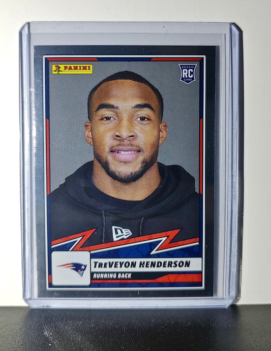Treveyon Henderson Rookie 2025 Panini NFL #84 Foil Sticker Card Patriots