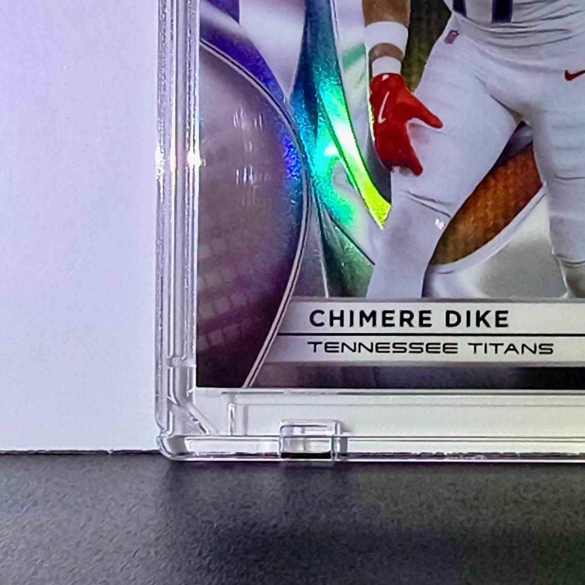 Chimere Dike Rookie 2025 NFL Topps Chrome Black #149 Silver Refractor 18/299