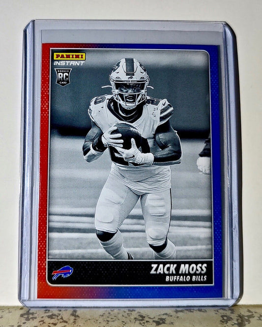 Zack Moss 2020 Panini NFL #24 Black and White Rookies Card Bills 1 of 518