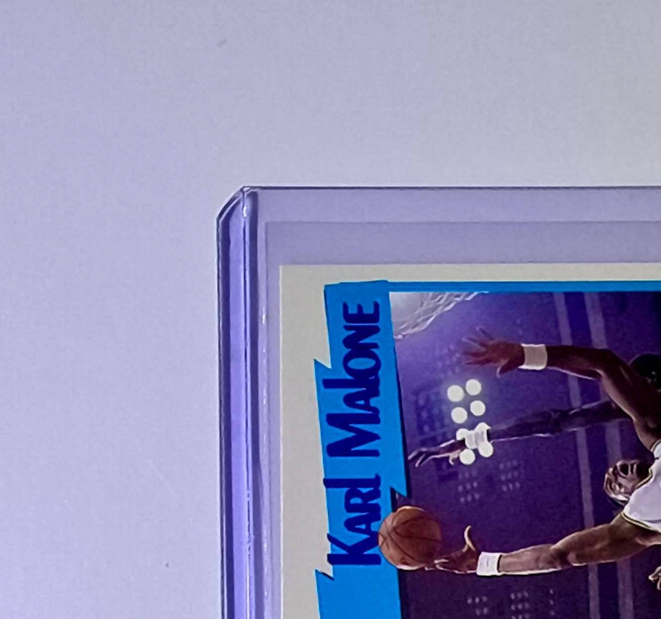 Michael Jordan Karl Malone 1991-92 NBA Hoops #306 Basketball Card Chicago Bulls
