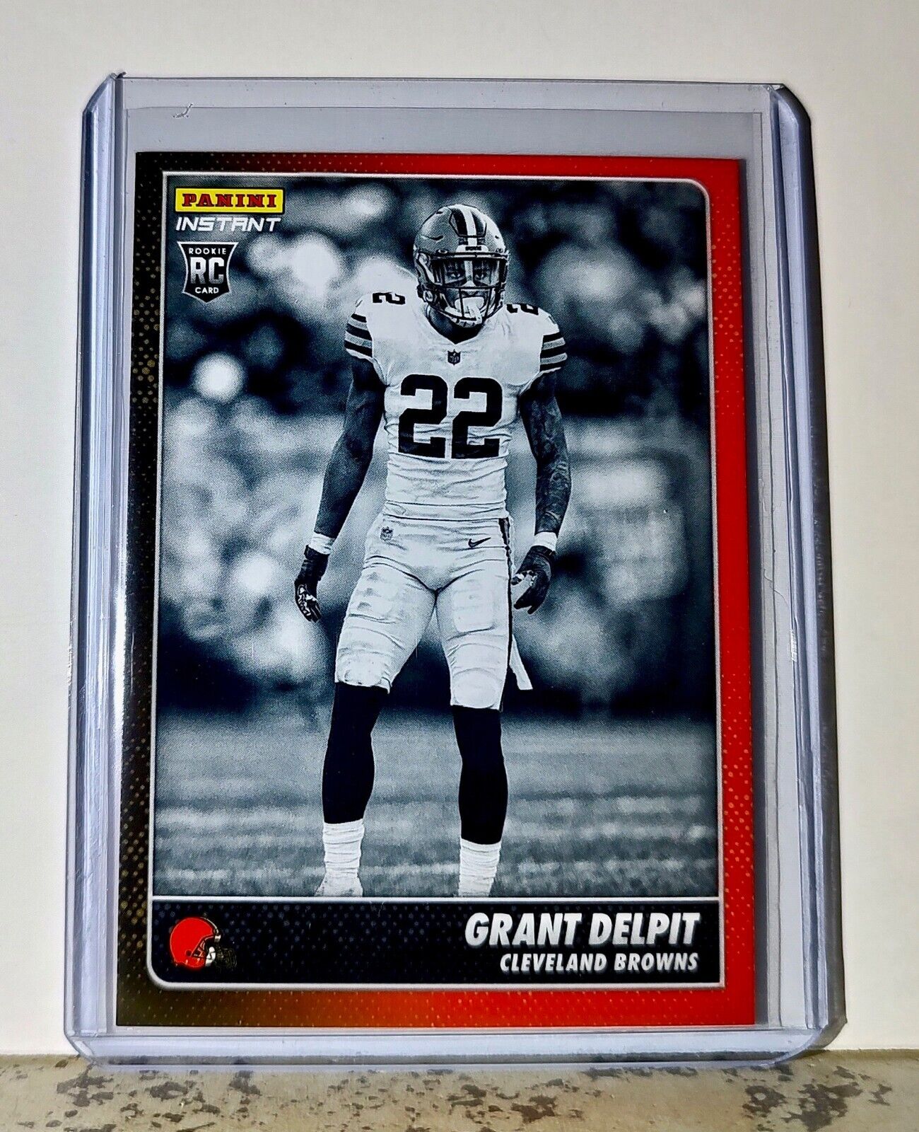 Grant Delpit 2020 Panini NFL #9 Black and White Rookies Card Browns 1 of 518