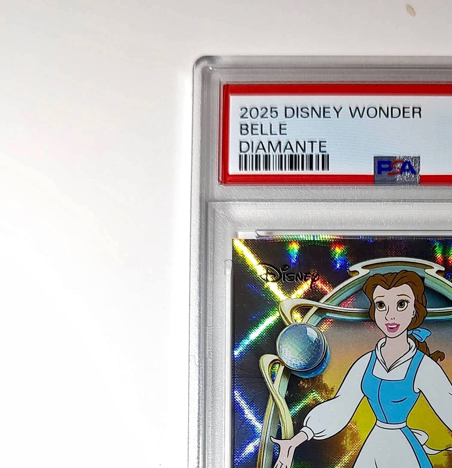 Belle 2025 Topps Disney #43 Winter Variant Card Beauty and the Beast PSA 10