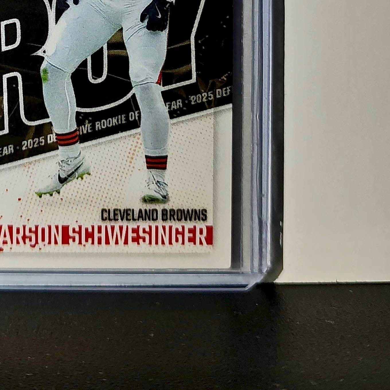 Carson Schwesinger Rookie 2025 Panini NFL Defensive Player of the Year 1 of 357