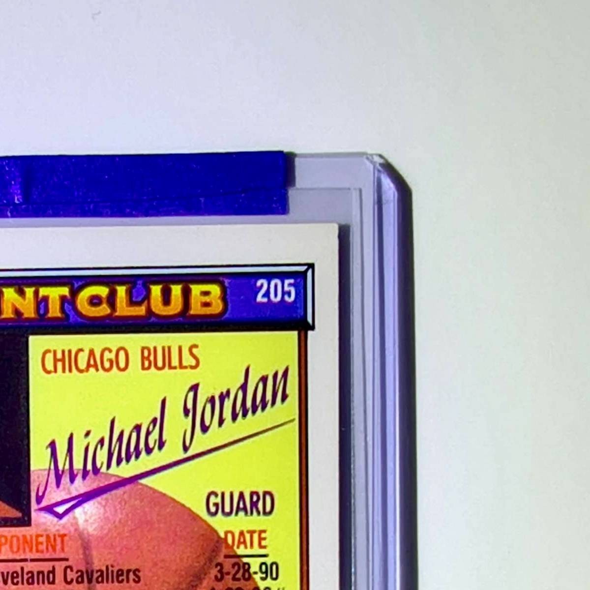 Michael Jordan 1992-93 Topps 50 Point Club #205 Basketball Card Chicago Bulls