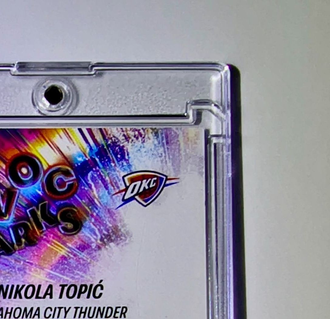 Nikola Topic 2025-26 NBA Topps Chrome Update #HM-NT Blue Refractor Auto 020/150