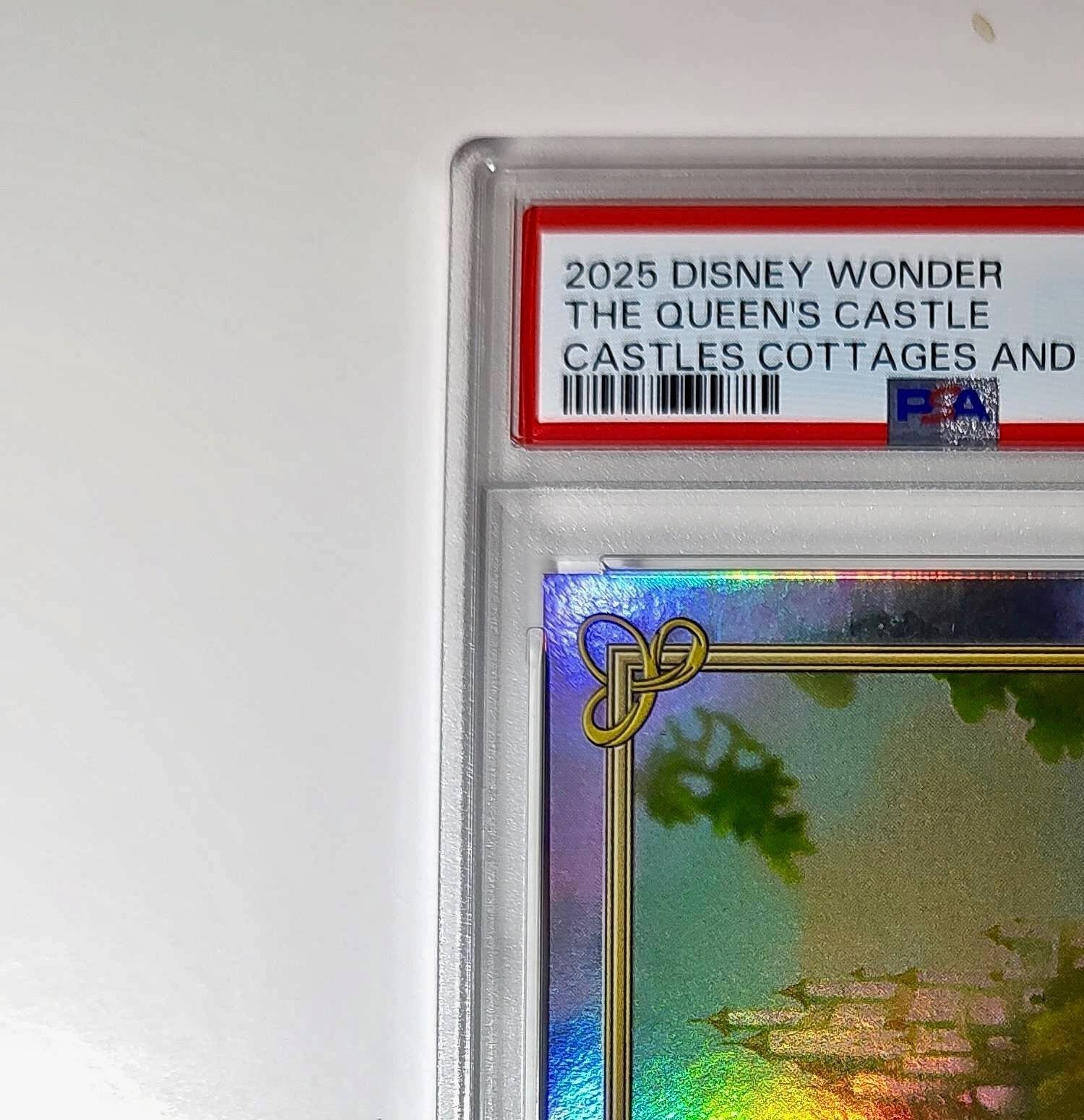 The Queen's Castle 2025 Topps Disney #C-1 Card PSA 9