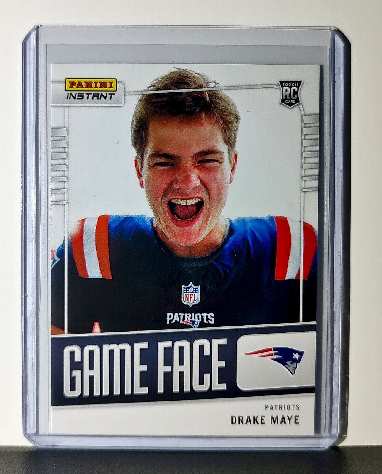 Drake Maye 2024 Panini Game Face #33 NFL Rookie Card New England Patriots 1/331