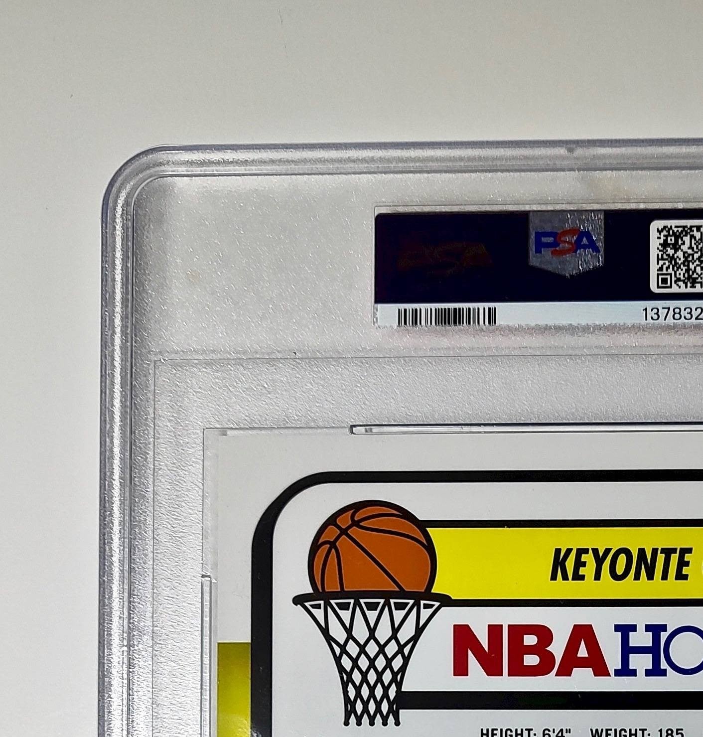 Keyonte George 2023 Panini Premium Stock NBA Hoops #20 Jumbo Rookie PSA 9 Mint