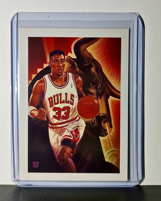 Scottie Pippen 1991 NBA Hoops NBA #506 Card Chicago Bulls