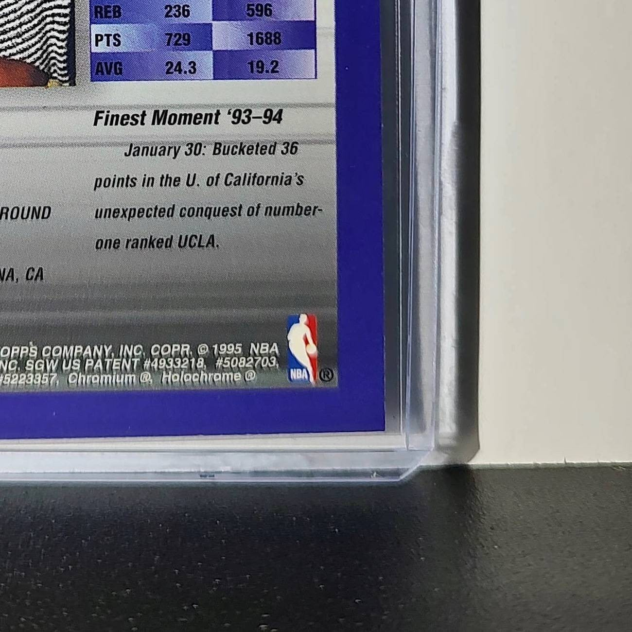 Lamond Murray Rookie 1994-95 Topps Finest #289 Card