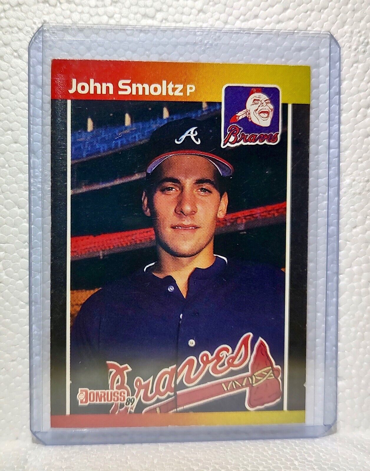 John Smoltz 1989 Donruss MLB #642 Baseball Card Atlanta Braves