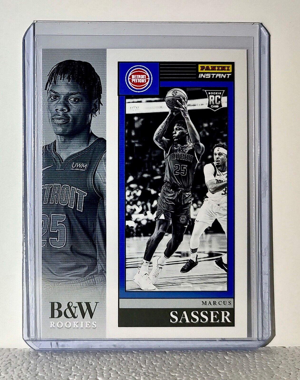 Marcus Sasser 2023-24 Panini NBA #13 Black and White Rookies Card 1/326