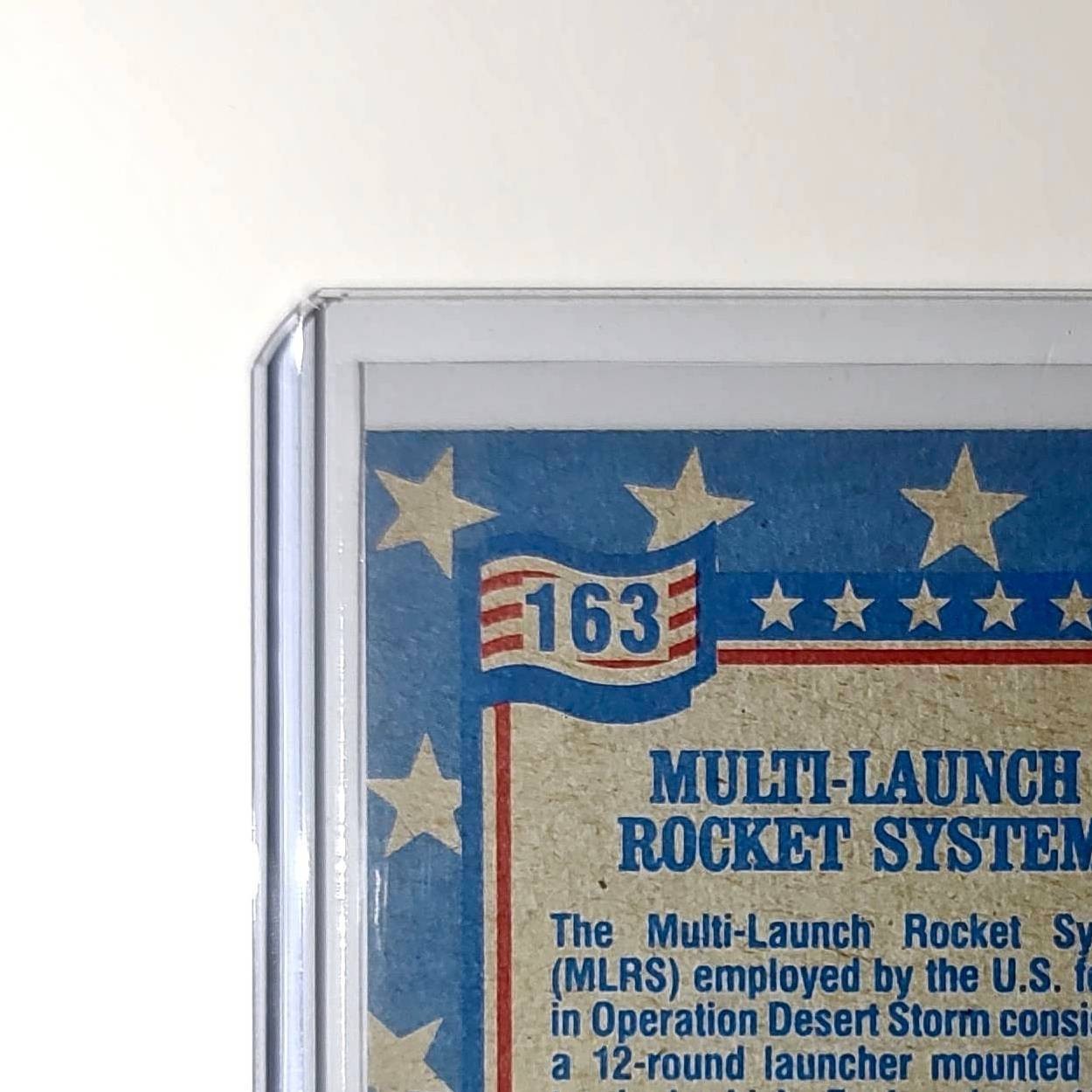 Multiple Launch Rocket System 1991 Topps Desert Storm #163 Card