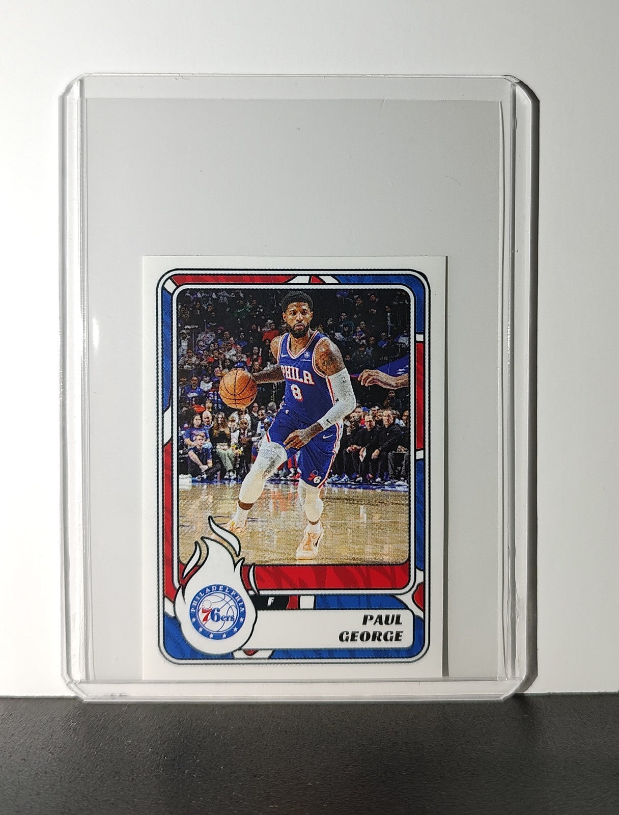Paul George 2024-25 Panini NBA #257 Sticker Card Philadelphia 76ers