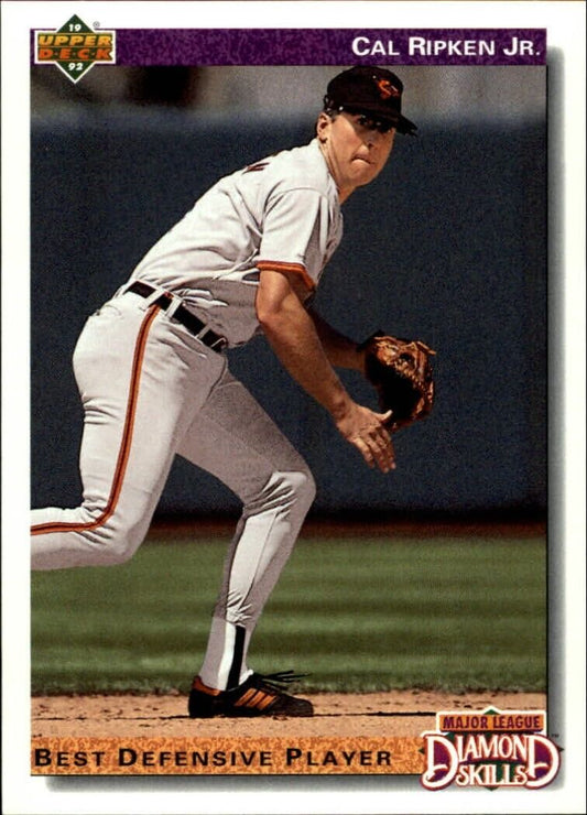 Cal Ripken 1992 Upper Deck MLB #645 DS Baseball Card Baltimore Orioles