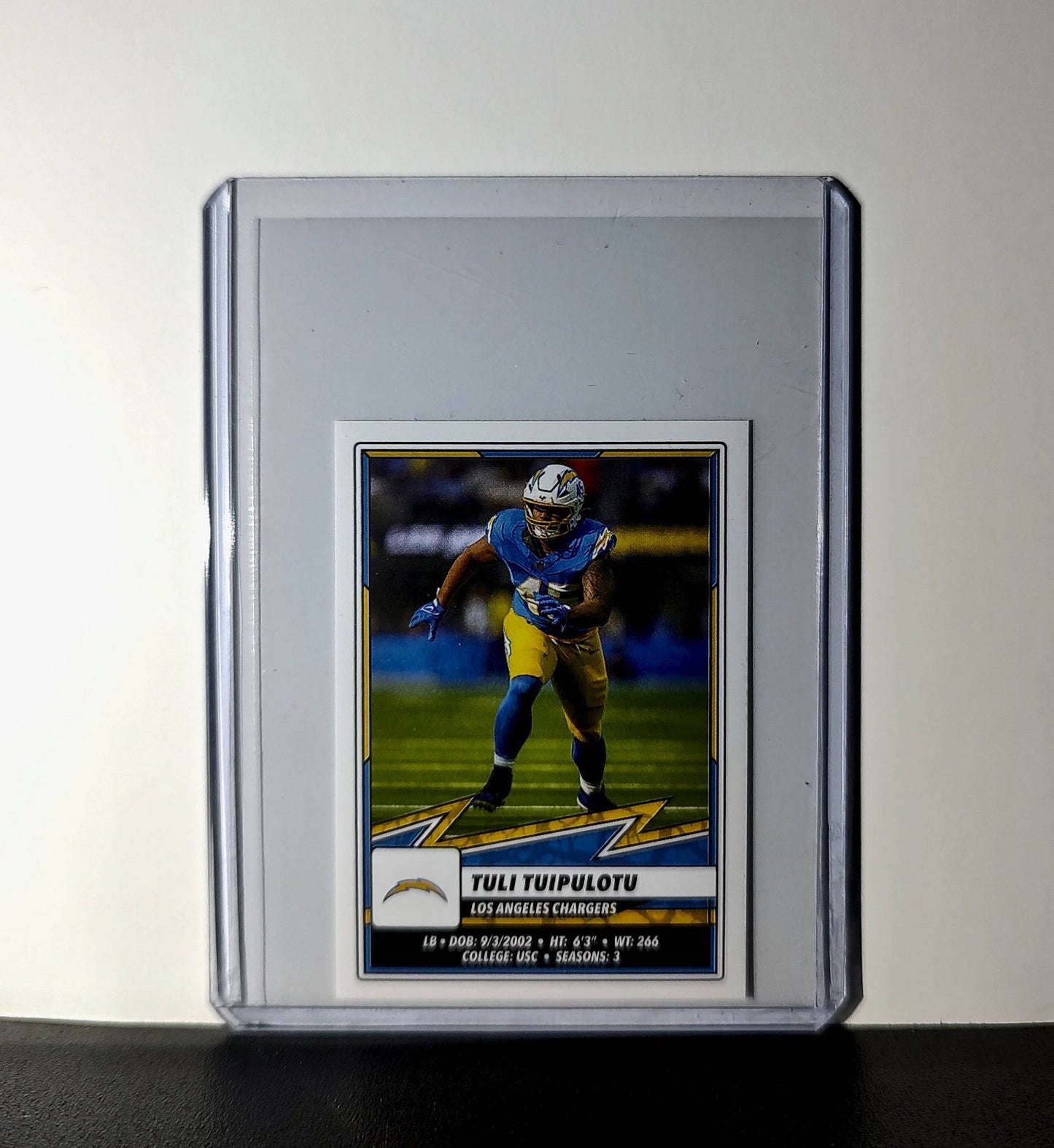Tuli Tuipulotu 2025 Panini NFL #288 Sticker Los Angeles Chargers