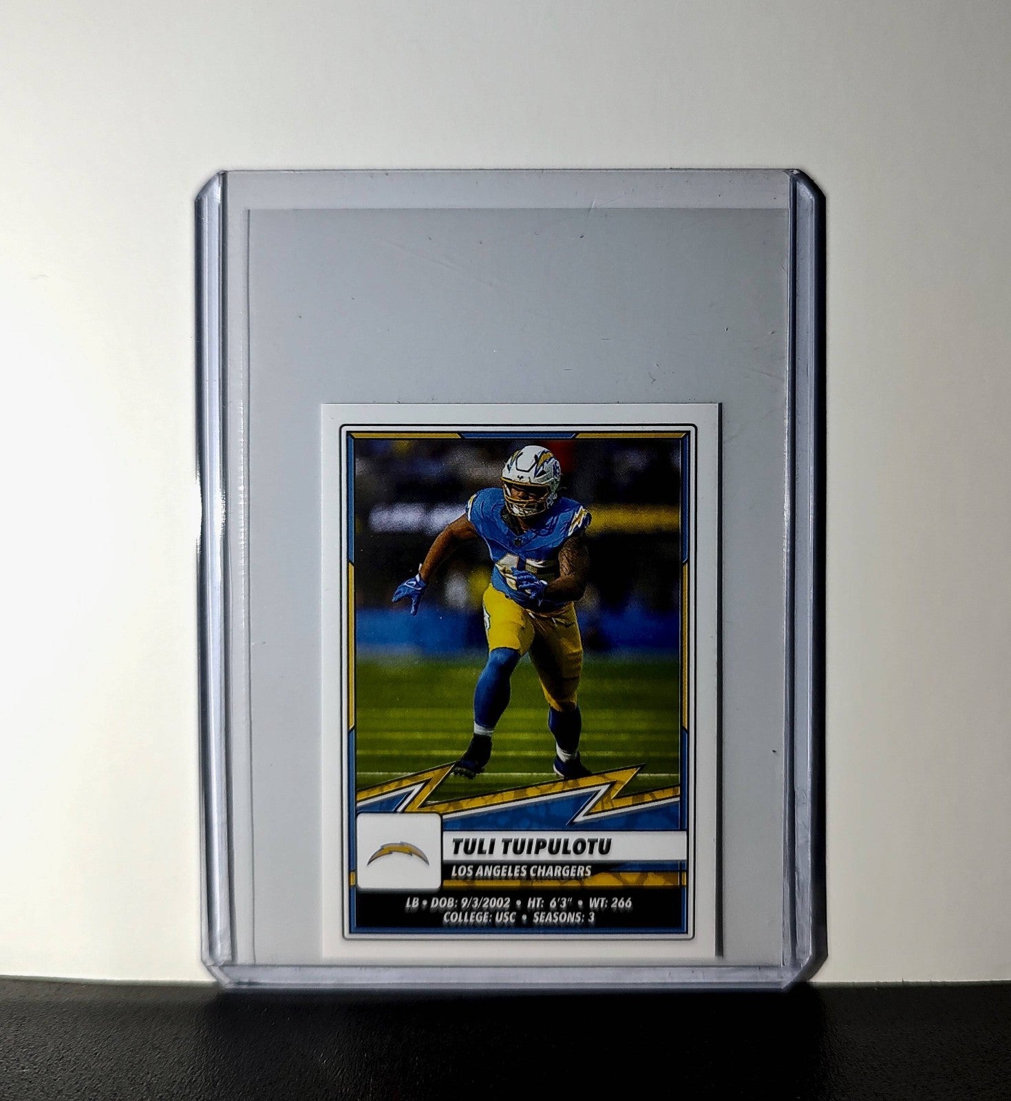 Tuli Tuipulotu 2025 Panini NFL #288 Sticker Los Angeles Chargers