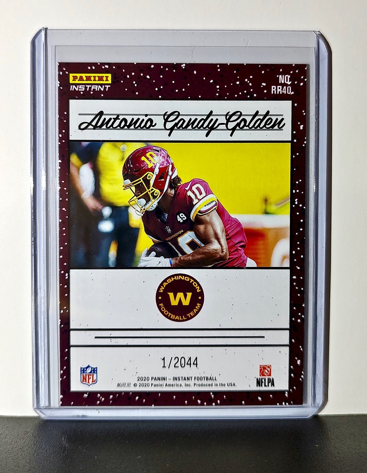 Antonio Gandy-Golden Rookie 2020 NFL #40 Rated Rookie Washington Football Team