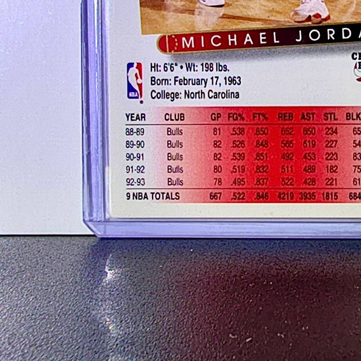 Michael Jordan 1993-94 Upper Deck #23 Basketball Card Chicago Bulls