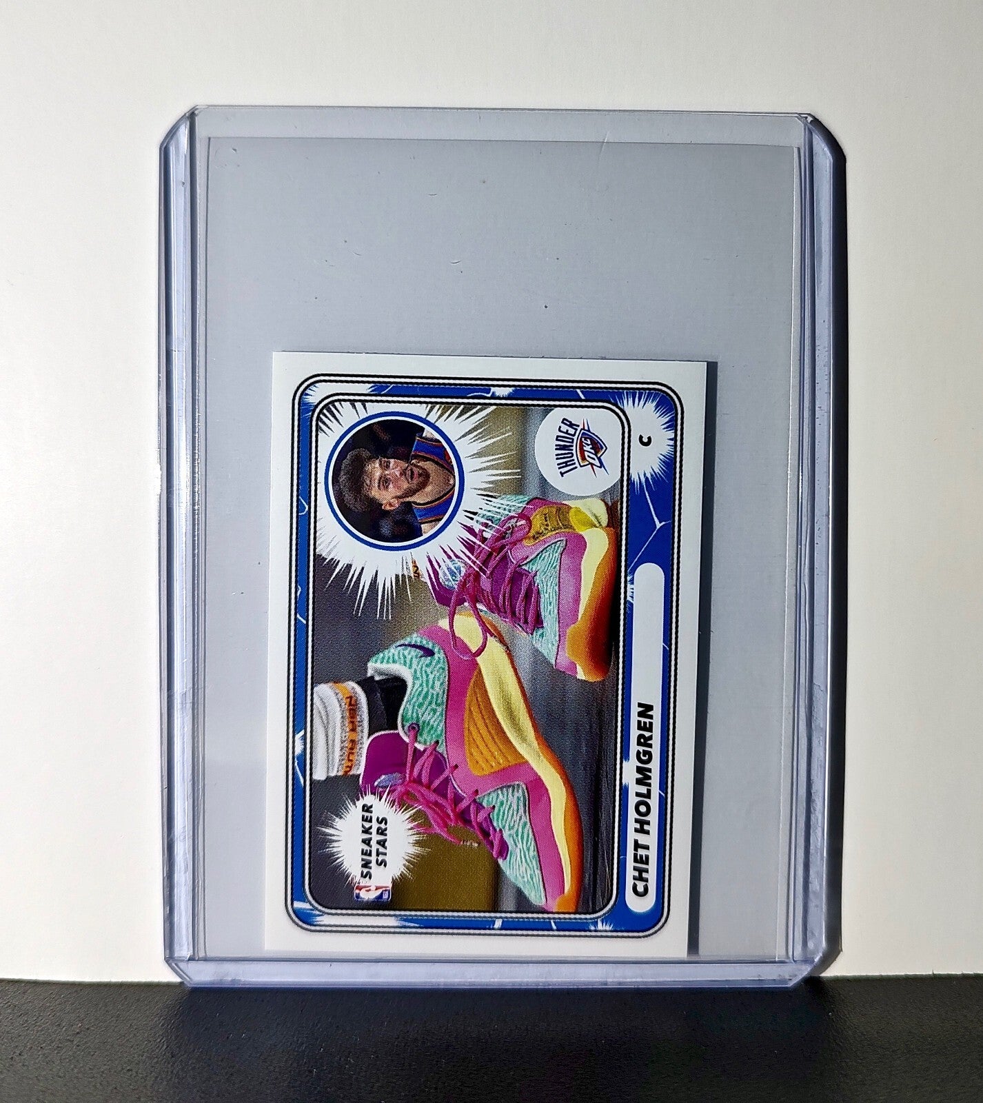 Chet Holmgren Sneaker Stars 2024-25 Panini NBA #51 Sticker Oklahoma City Thunder