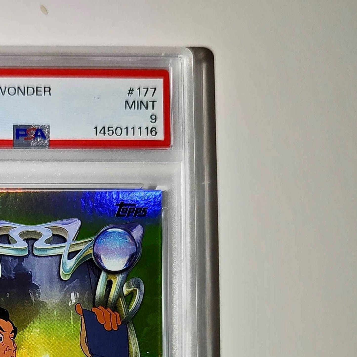 Gaston 2025 Topps Disney Wonder #177 Card Beauty and the Beast PSA 9