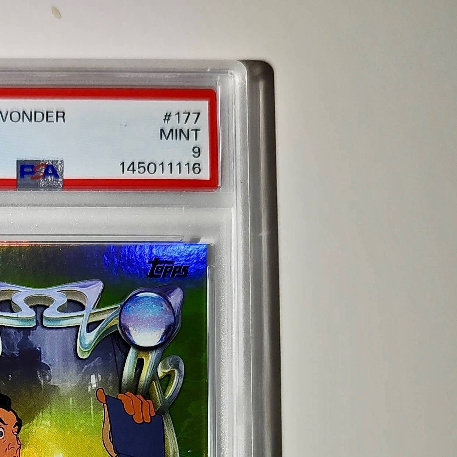 Gaston 2025 Topps Disney Wonder #177 Card Beauty and the Beast PSA 9